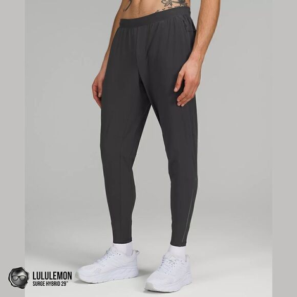LULULEMON MEN’S SURGE HYBRID JOGGER 29” IN GRAPHITE GREY MEN’S SIZE XS TRACK NEW - Picture 5 of 15
